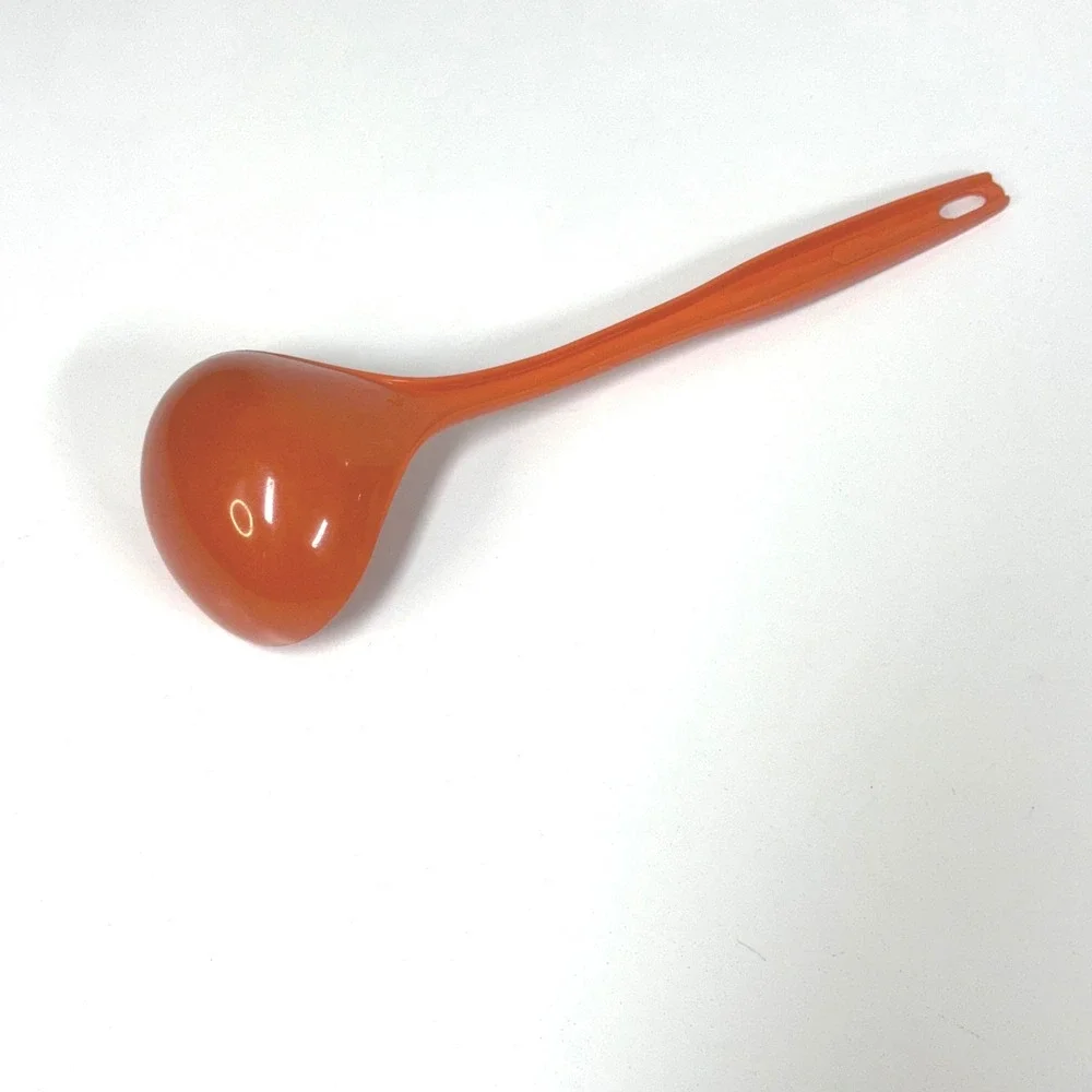 Vintage Foley Burnt Orange Serving Ladle Retro MCM Kitchen Tool
